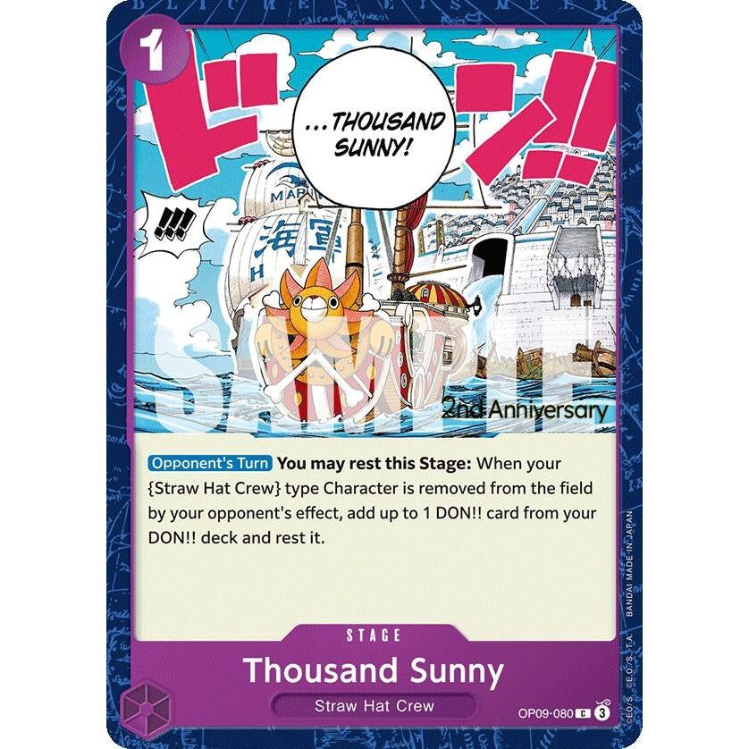 Image for Thousand Sunny (OP09-080) (OP09 ANN) - One Piece Card Game