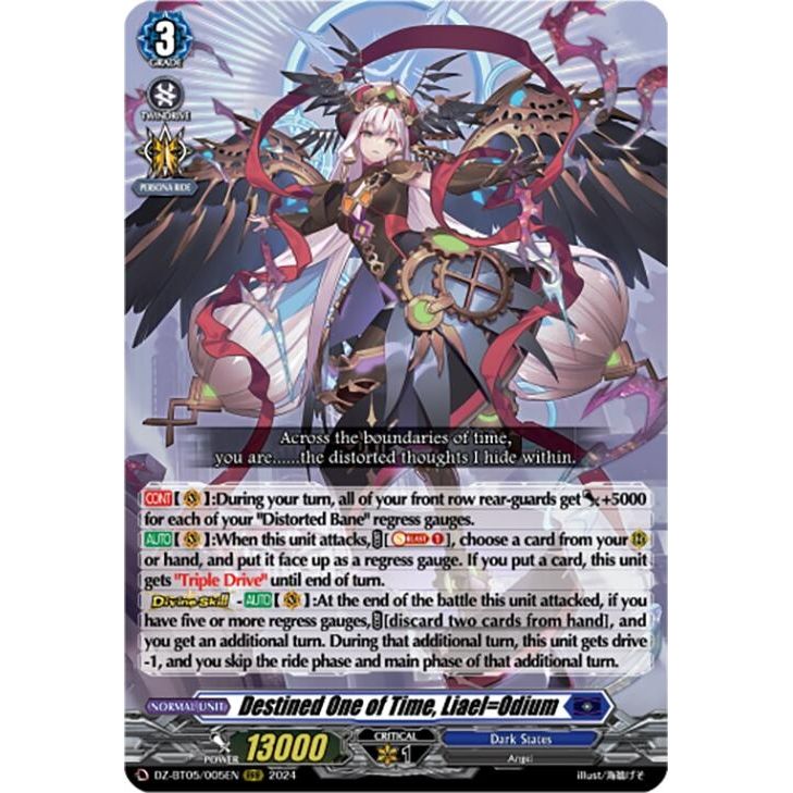 Image for Destined One of Time, Liael=Odium (DZ-BT05/005EN) (DZ-BT05) - Cardfight Vanguard