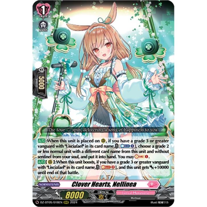 Image for Clover Hearts, Nellinea (DZ-BT05/018EN) (DZ-BT05) - Cardfight Vanguard
