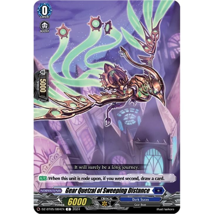 Image for Gear Quetzal of Sweeping Distance (DZ-BT05/084EN) (DZ-BT05) - Cardfight Vanguard