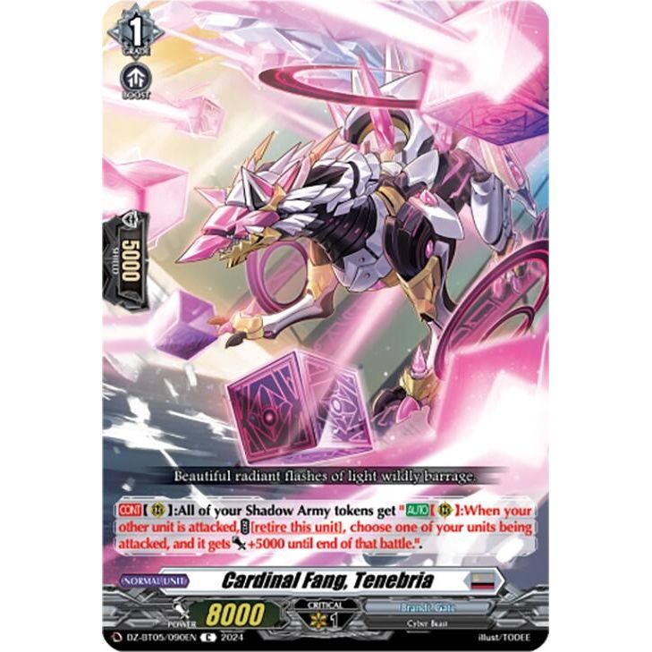 Image for Cardinal Fang, Tenebria (DZ-BT05/090EN) (DZ-BT05) - Cardfight Vanguard
