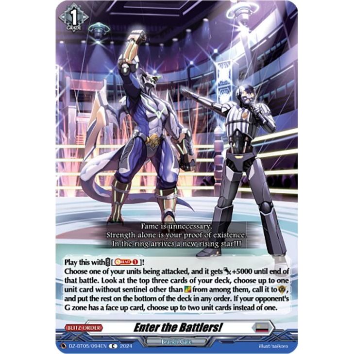 Image for Enter the Battlers! (DZ-BT05/094EN) (DZ-BT05) - Cardfight Vanguard