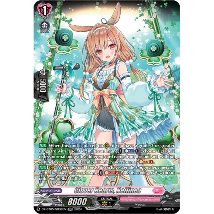 Image for Clover Hearts, Nellinea (SR) (DZ-BT05/SR38EN) (DZ-BT05) - Cardfight Vanguard
