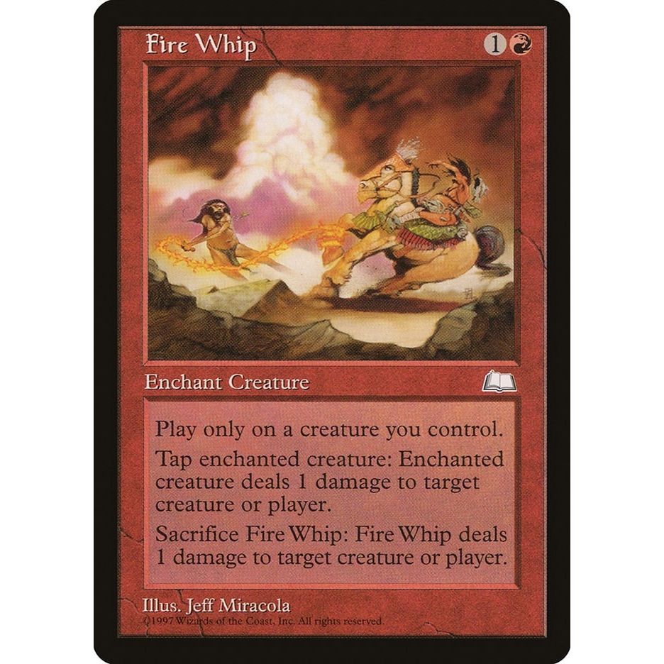 Image for Fire Whip (WTH) - Magic: The Gathering