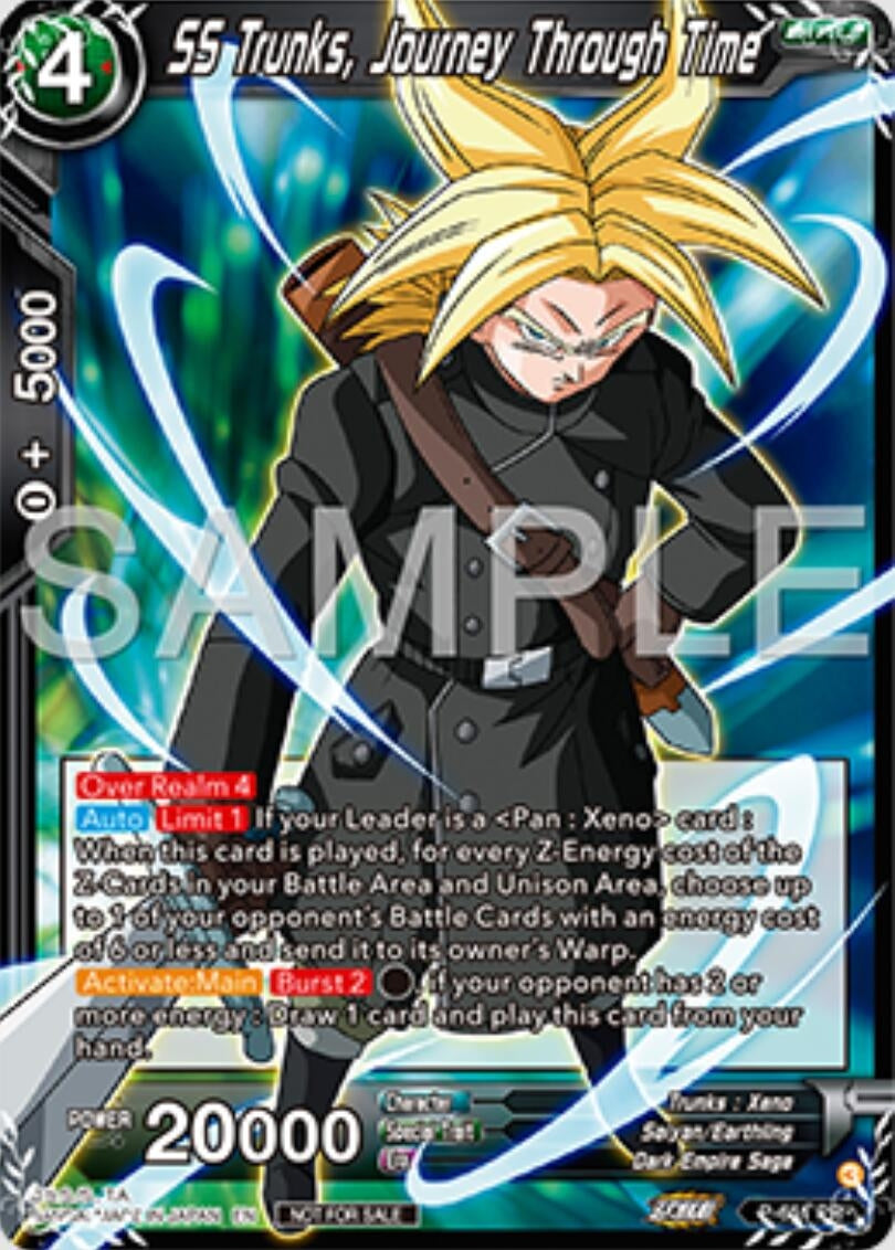 Image for SS Trunks, Journey Through Time (P-651) (TPR) - Dragon Ball Super: Masters