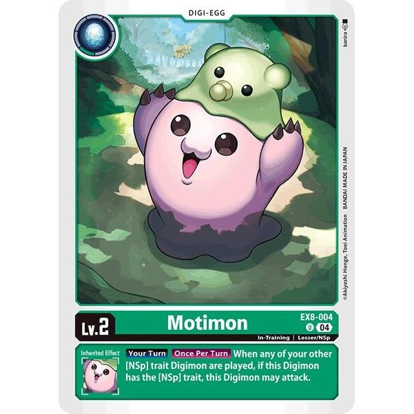 Image for Motimon (EX8-004 U) - Digimon Card Game
