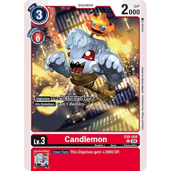 Image for Candlemon (EX8-008 C) - Digimon Card Game