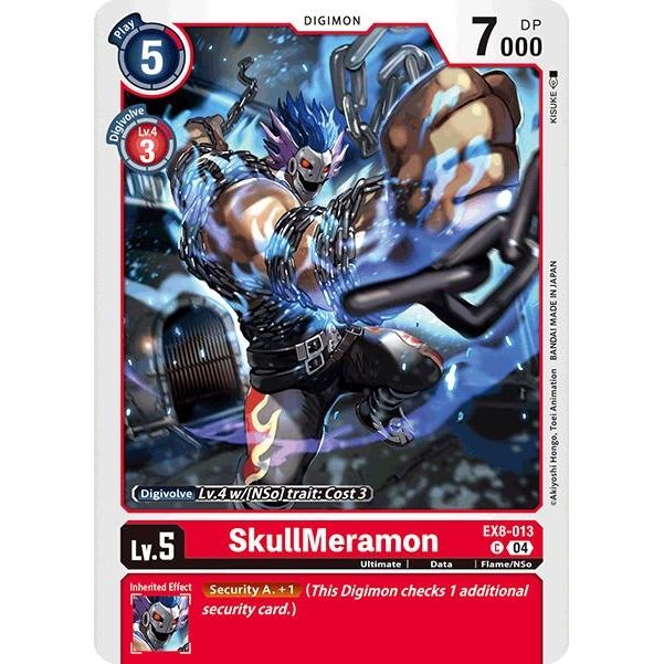 Image for SkullMeramon (EX8-013 C) - Digimon Card Game