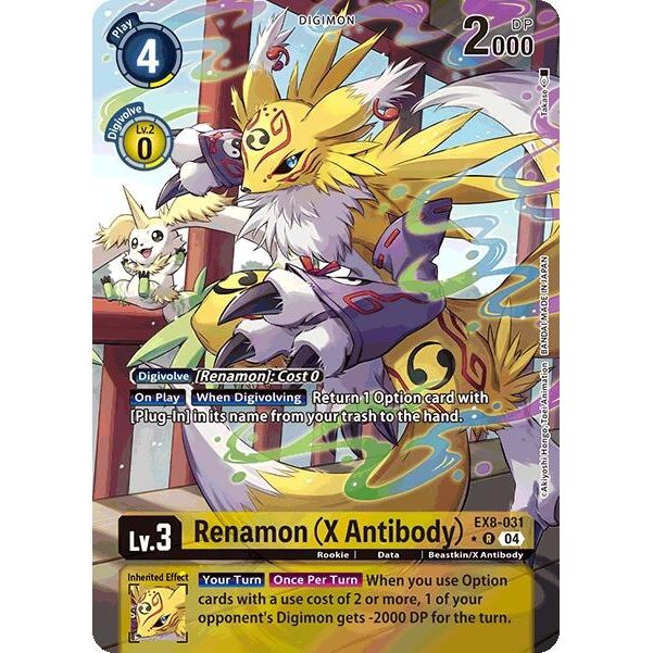Image for Renamon (X Antibody) (Alternate Art) (EX8-031 R) - Digimon Card Game