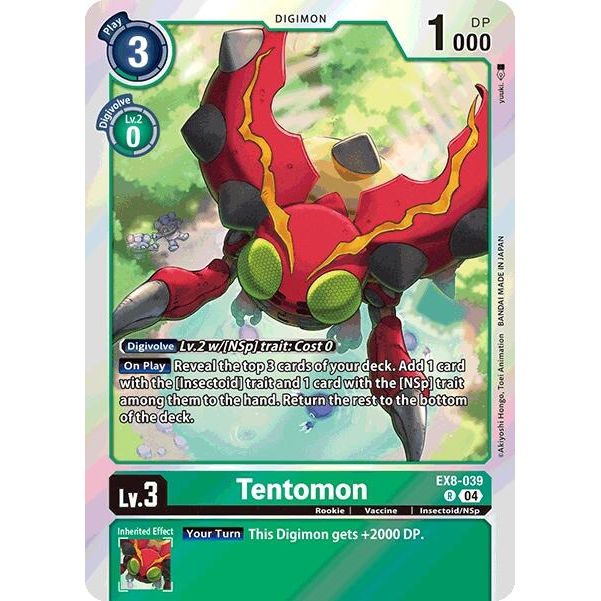 Image for Tentomon (EX8-039 R) - Digimon Card Game