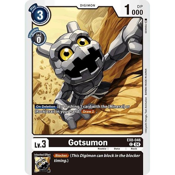 Image for Gotsumon (EX8-046 C) - Digimon Card Game