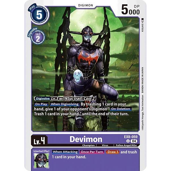 Image for Devimon (EX8-059 U) - Digimon Card Game