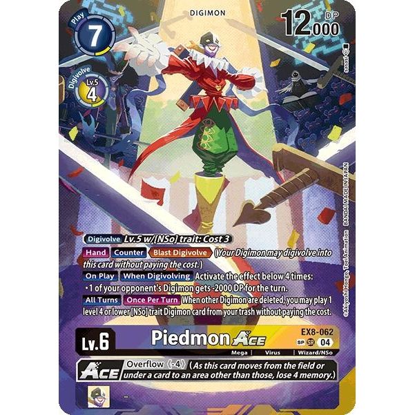 Image for Piedmon ACE (Textured) (EX8-062 SR) - Digimon Card Game