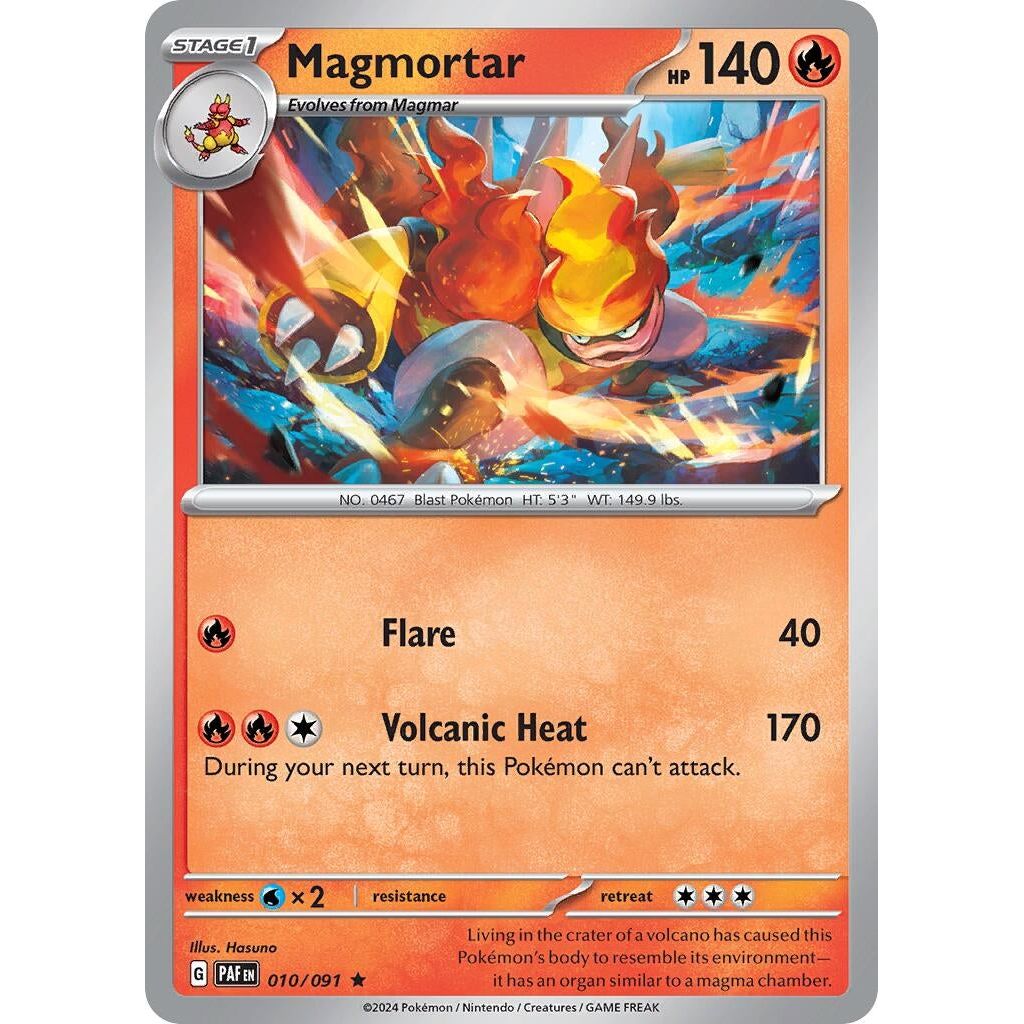 Image for Magmortar - 010/091 (Paldean Fates) (010/091) (PR) - Pokemon