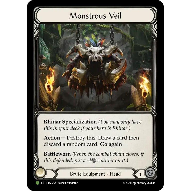 Image for Monstrous Veil - LGS253 (LGS253) (PR) - Flesh and Blood TCG