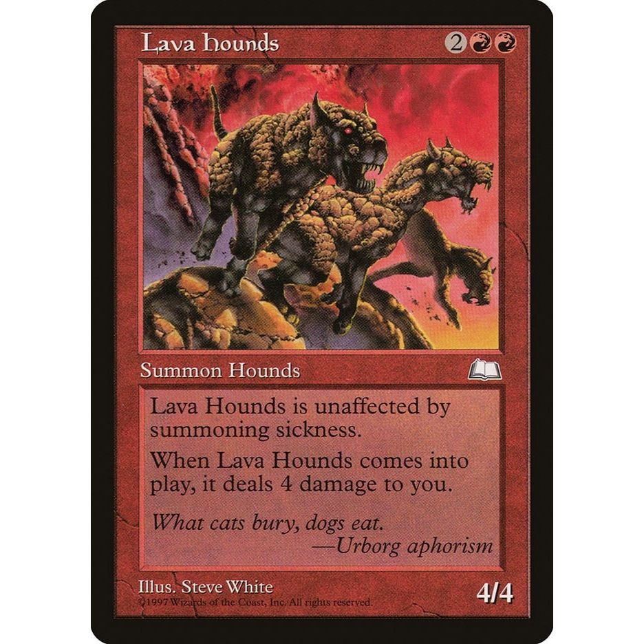 Image for Lava Hounds (WTH) - Magic: The Gathering