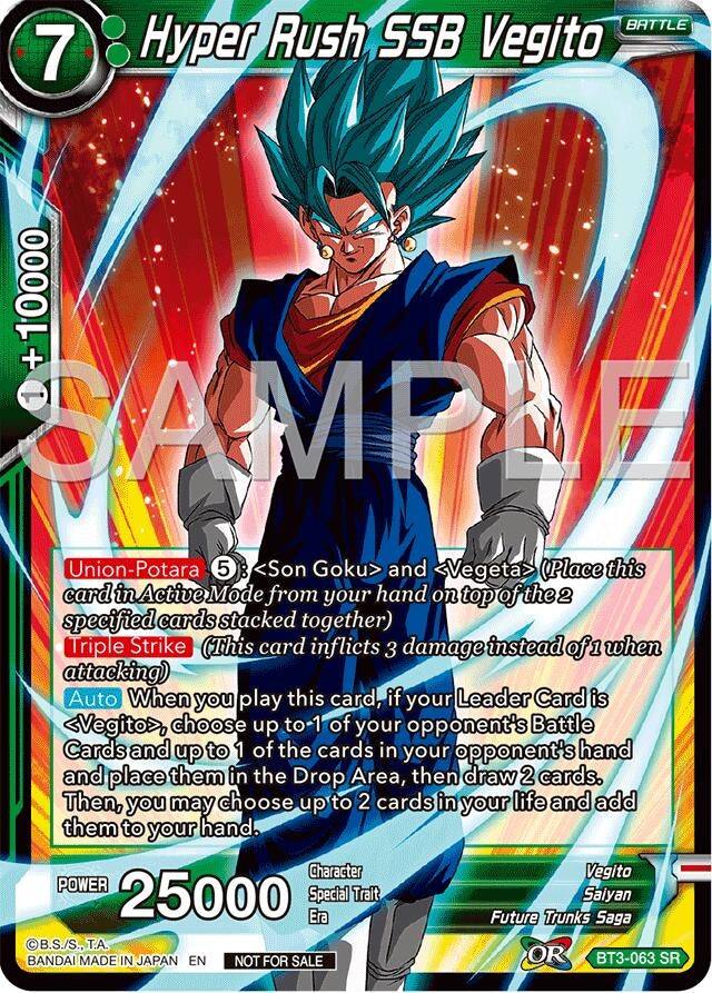 Image for Hyper Rush SSB Vegito (Championship 2024 Finals Pack) (BT3-063) (TPR) - Dragon Ball Super: Masters