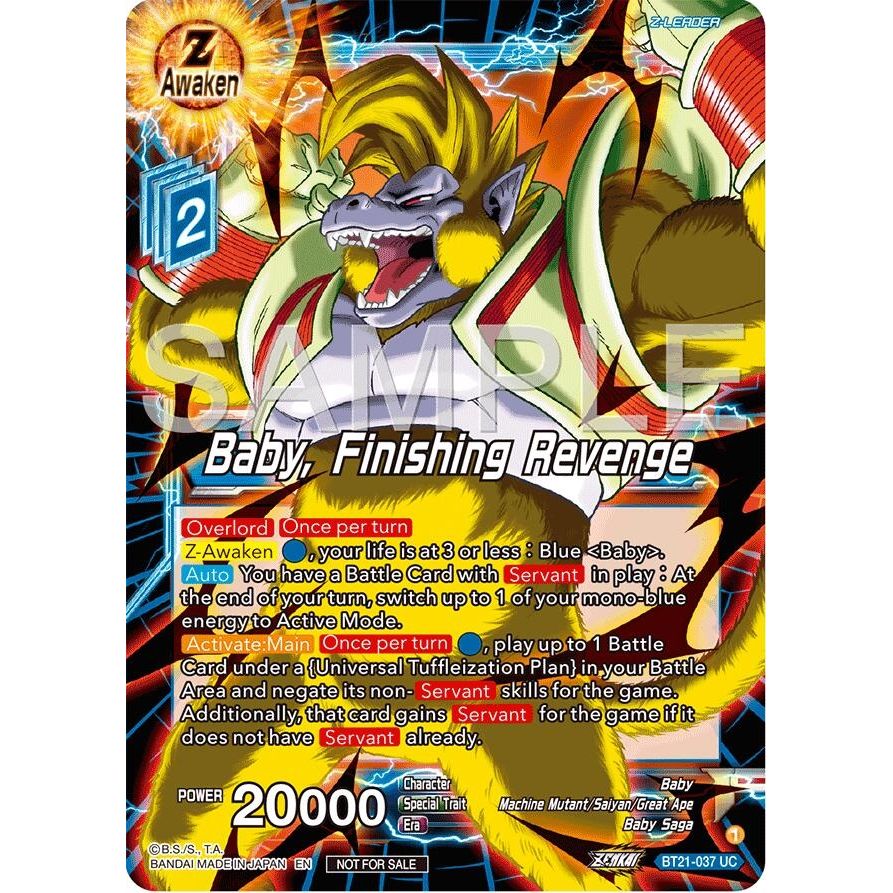 Image for Baby, Finishing Revenge (Championship 2024 Finals Zenkai Pack) (BT21-037) (TPR) - Dragon Ball Super: Masters