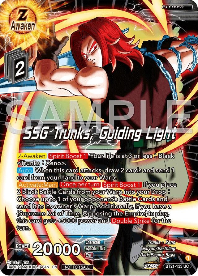 Image for SSG Trunks, Guiding Light (Championship 2024 Finals Zenkai Pack) (BT21-133) (TPR) - Dragon Ball Super: Masters