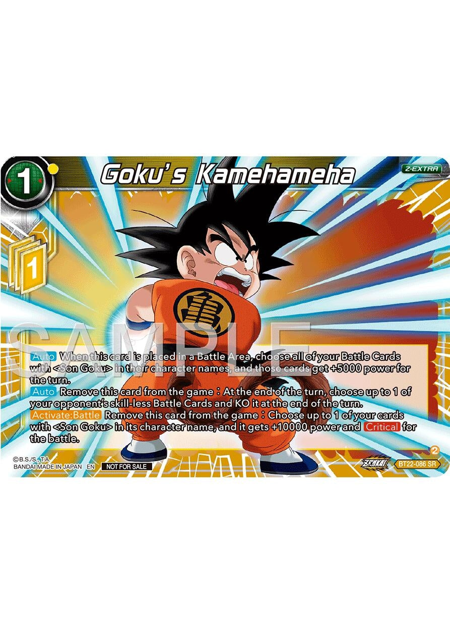 Image for Goku's Kamehameha (Championship 2024 Finals Zenkai Pack) (BT22-086) (TPR) - Dragon Ball Super: Masters