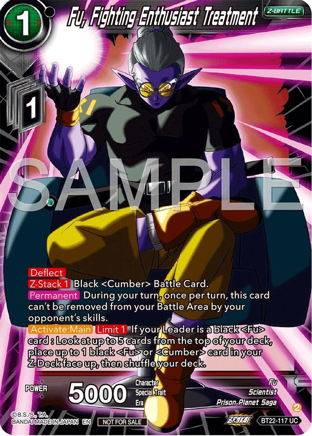 Image for Fu, Fighting Enthusiast Treatment (Championship 2024 Finals Zenkai Pack) (BT22-117) (TPR) - Dragon Ball Super: Masters