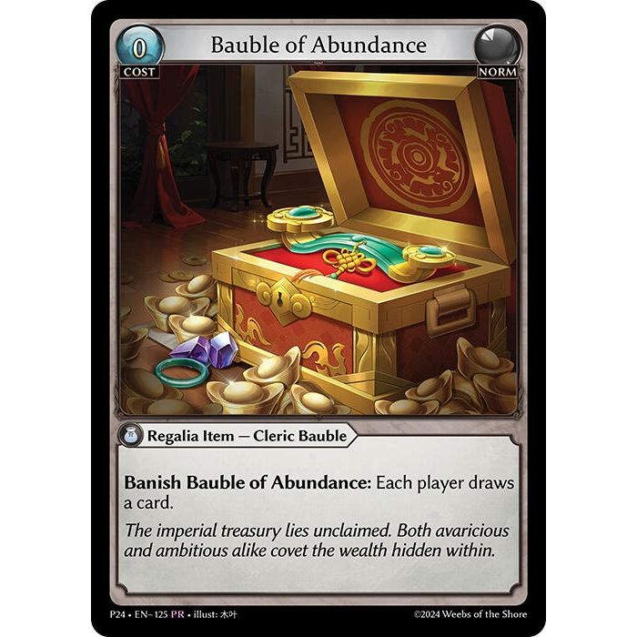 Image for Bauble of Abundance (125) (P) - Grand Archive TCG