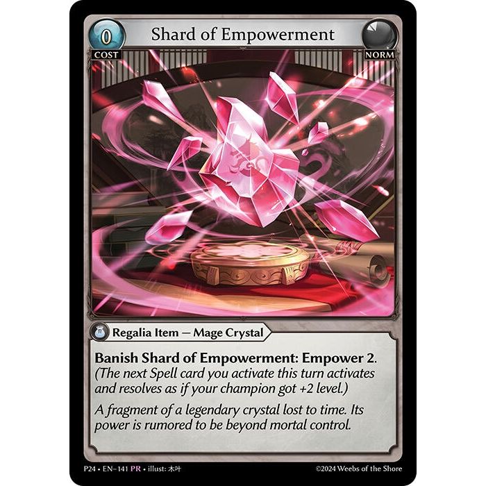 Image for Shard of Empowerment (141) (P) - Grand Archive TCG