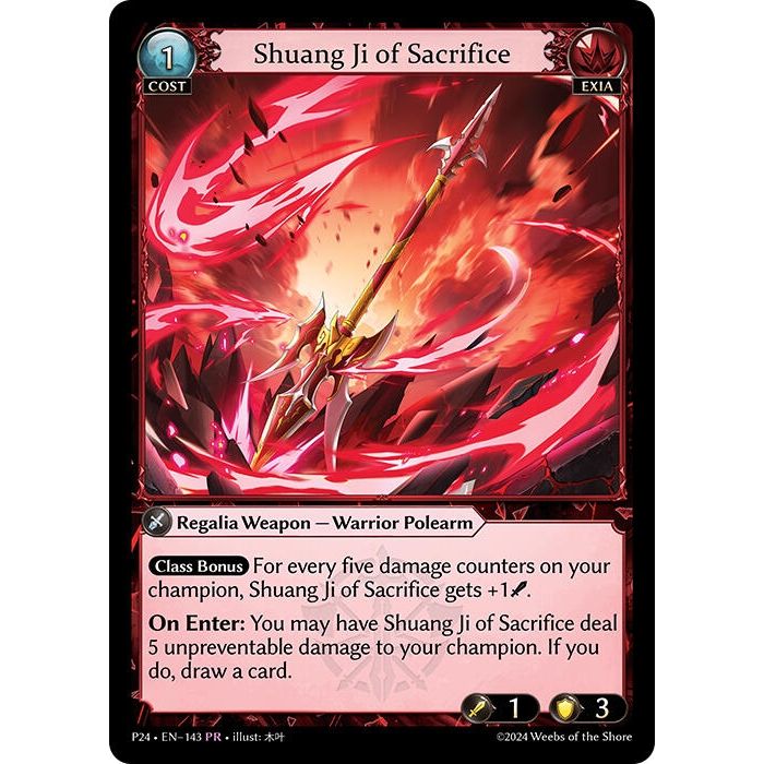 Image for Shuang Ji of Sacrifice (143) (P) - Grand Archive TCG