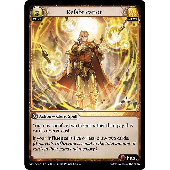 Image for Refabrication (230) (ALC Alter) - Grand Archive TCG