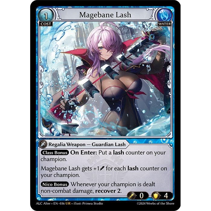 Image for Magebane Lash (036) (ALC Alter) - Grand Archive TCG