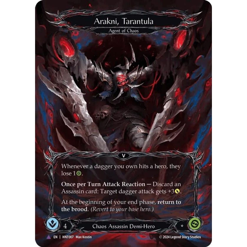 Image for Arakni, Tarantula (Marvel) (HNT007) - Flesh and Blood TCG