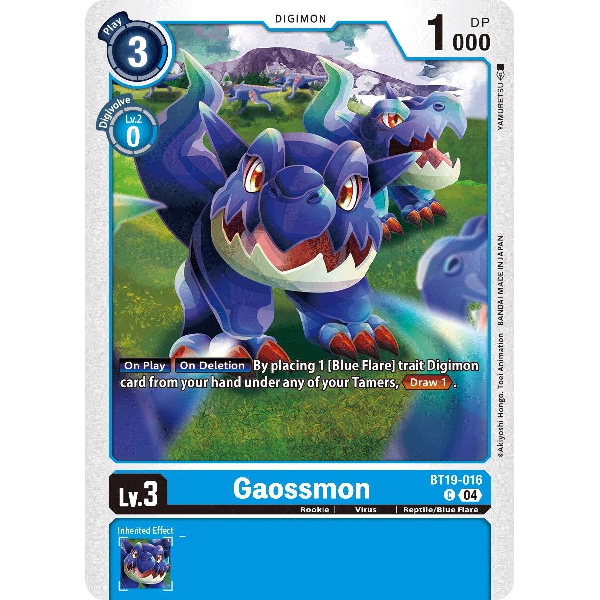 Image for Gaossmon (BT19-016 C) (BT19-20) - Digimon Card Game