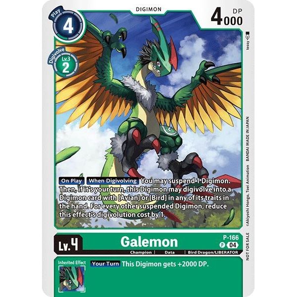 Image for Galemon (Store Tournament 2025 Vol.1 Participation Pack) (P-166 P) (D-PR) - Digimon Card Game