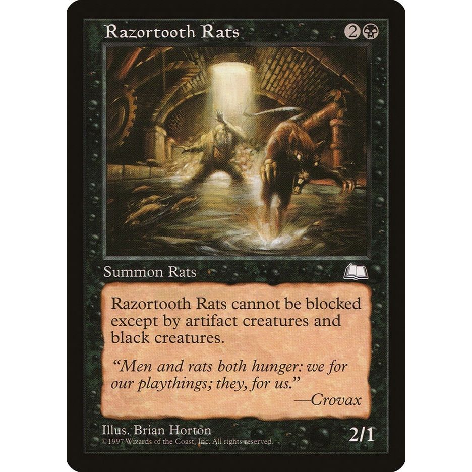 Image for Razortooth Rats (WTH) - Magic: The Gathering