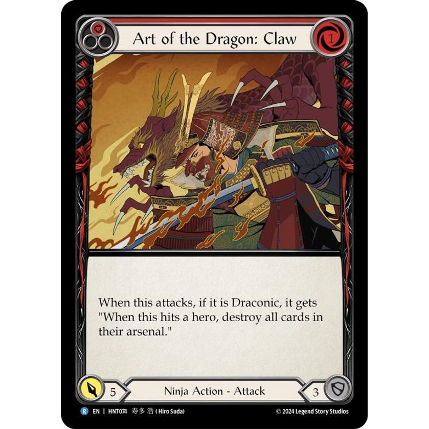 Image for Art of the Dragon: Claw (HNT074) - Flesh and Blood TCG