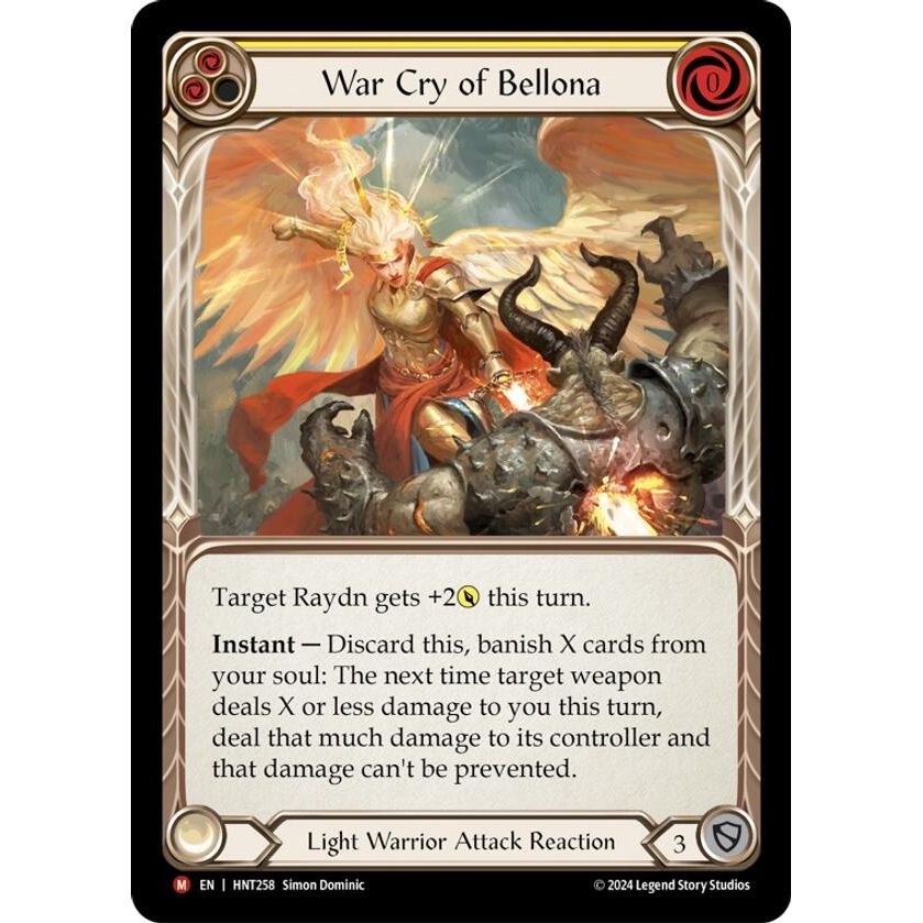 Image for War Cry of Bellona (HNT258) - Flesh and Blood TCG