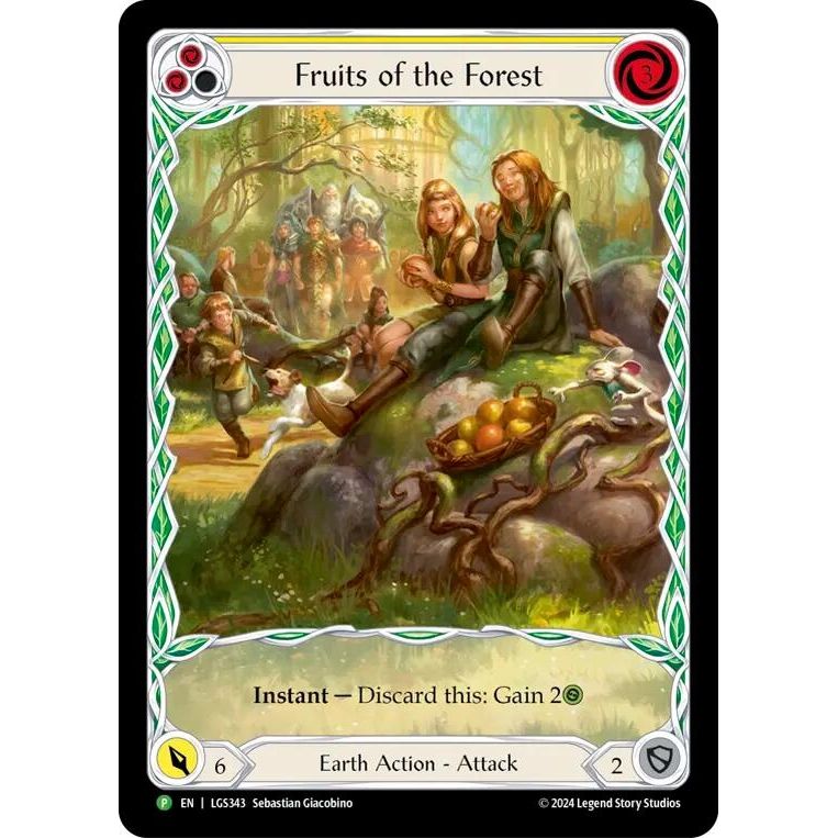 Image for Fruits of the Forest (Yellow) - LGS343 (LGS343) (PR) - Flesh and Blood TCG