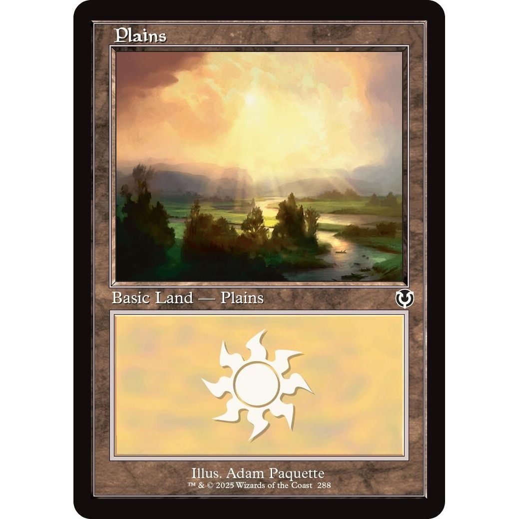 Image for Plains (288) (Retro Frame) (288) (INR) - Magic: The Gathering