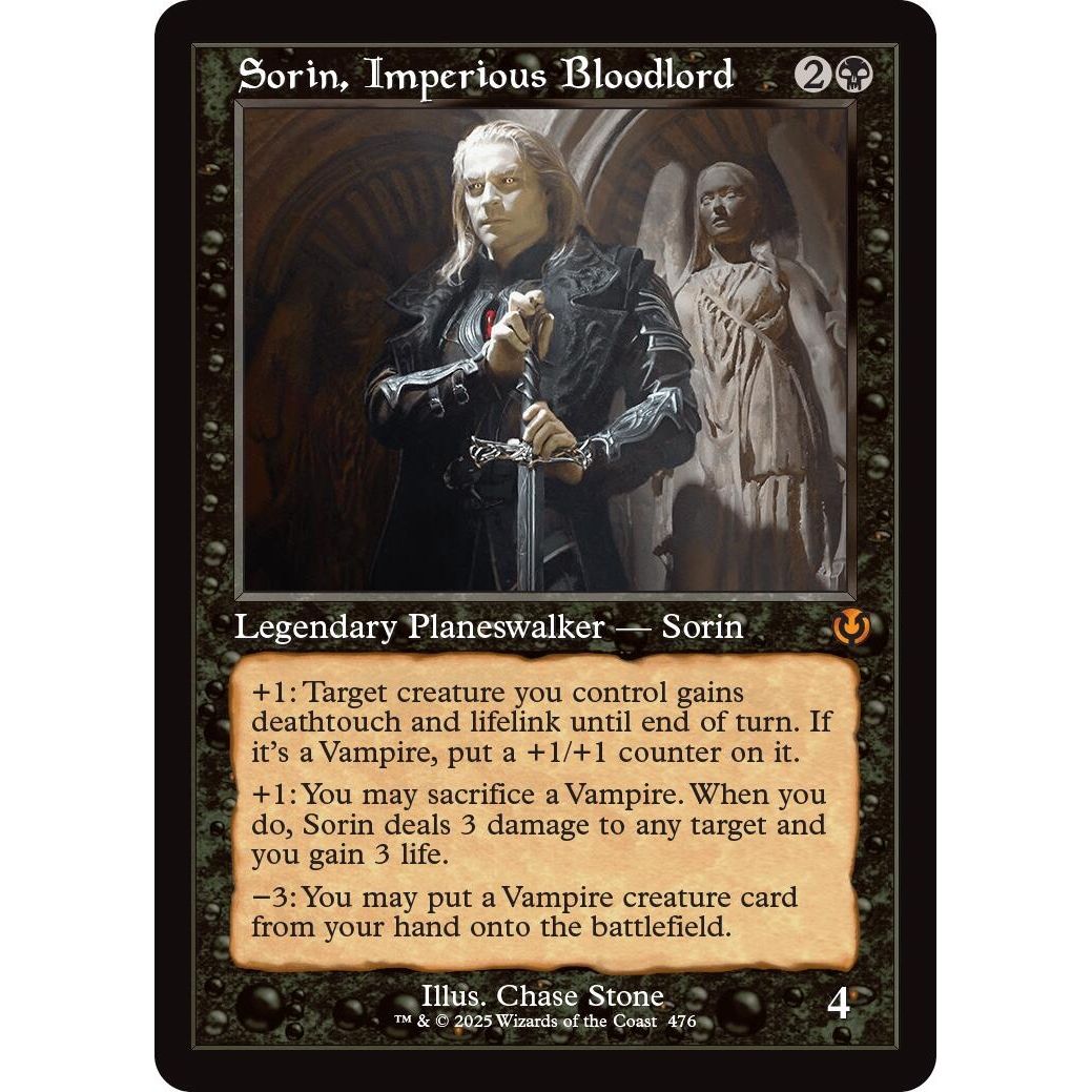 Image for Sorin, Imperious Bloodlord (Retro Frame) (476) (INR) - Magic: The Gathering