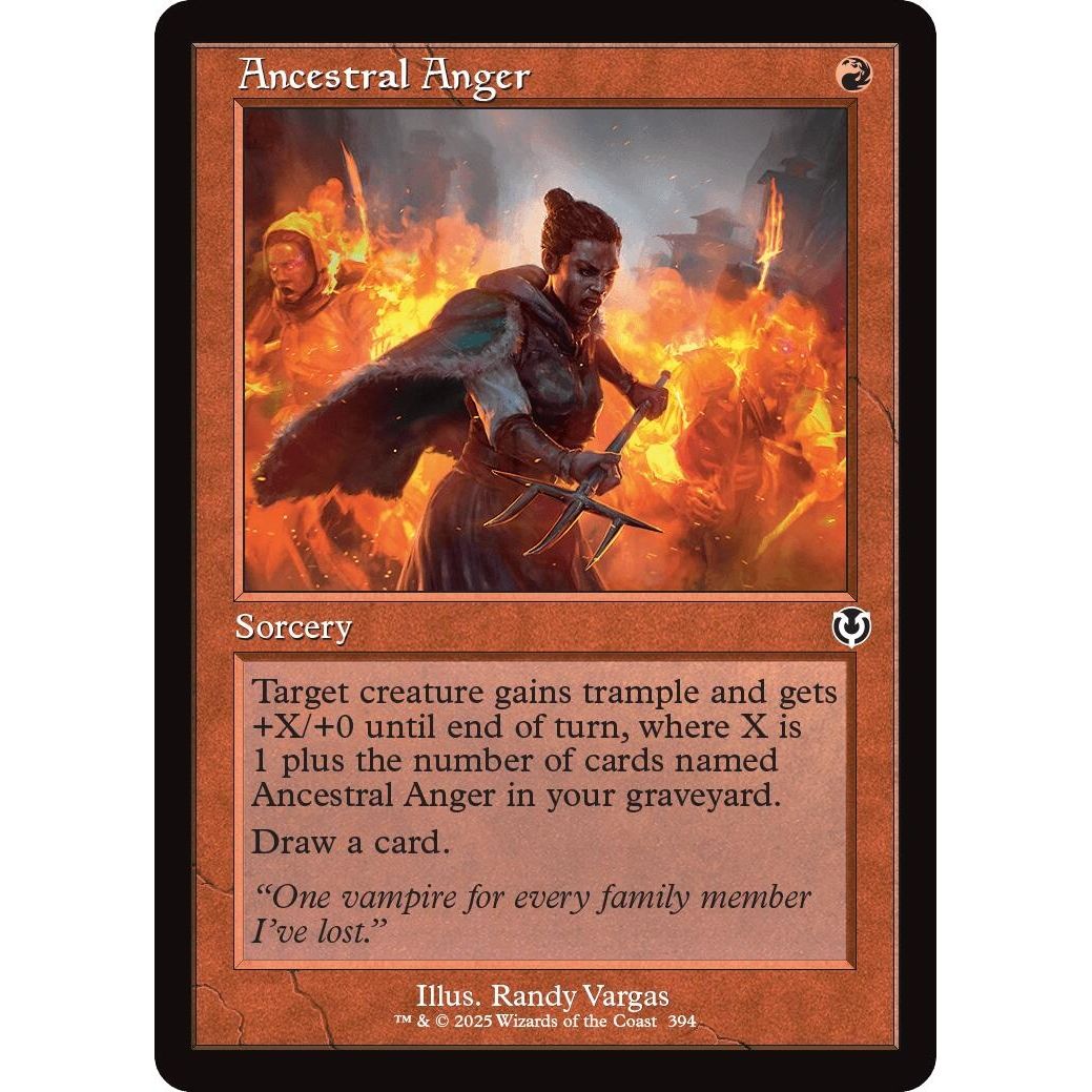 Image for Ancestral Anger (Retro Frame) (394) (INR) - Magic: The Gathering