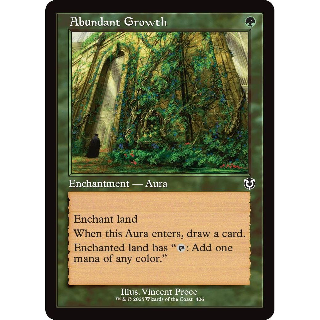 Image for Abundant Growth (Retro Frame) (406) (INR) - Magic: The Gathering