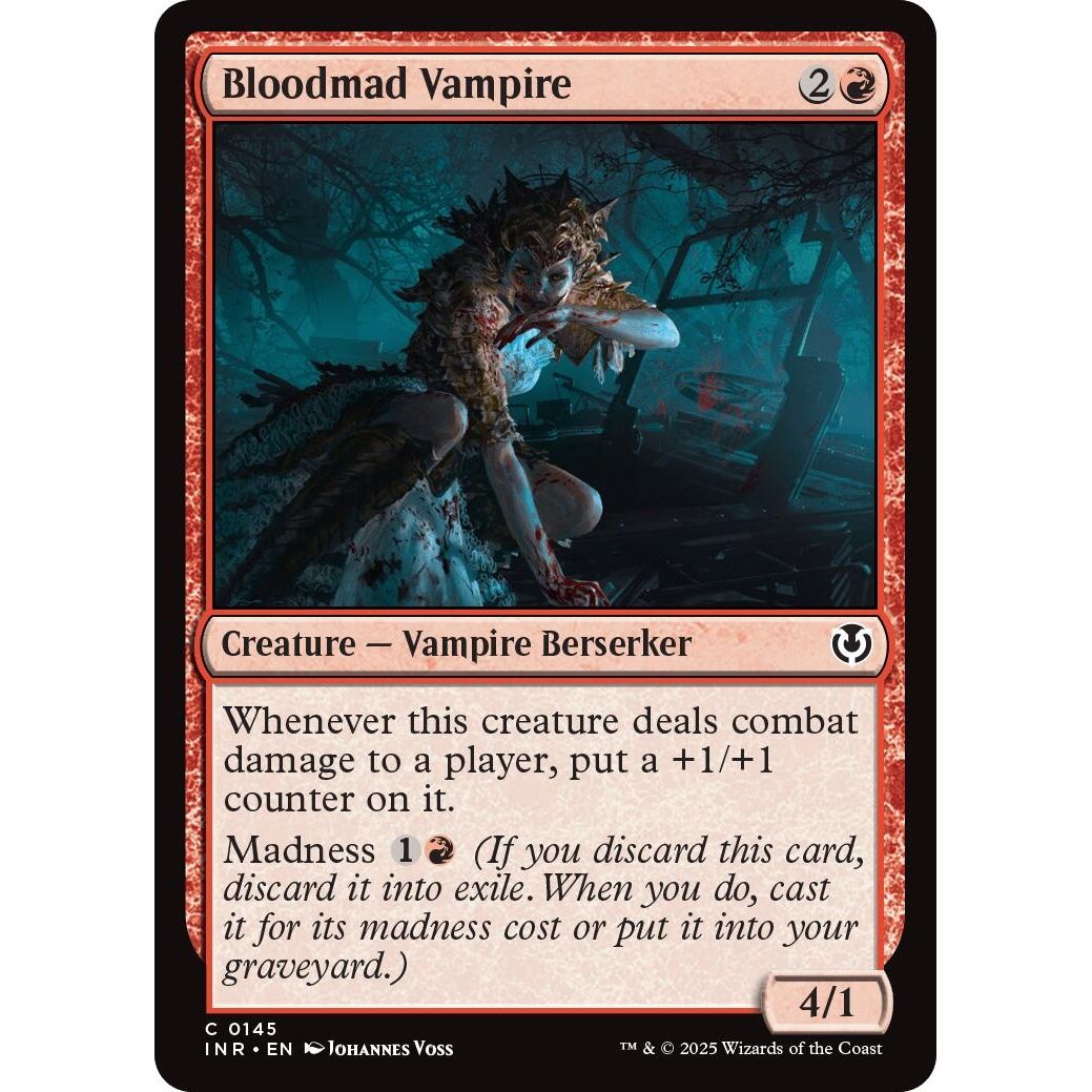 Image for Bloodmad Vampire (145) (INR) - Magic: The Gathering