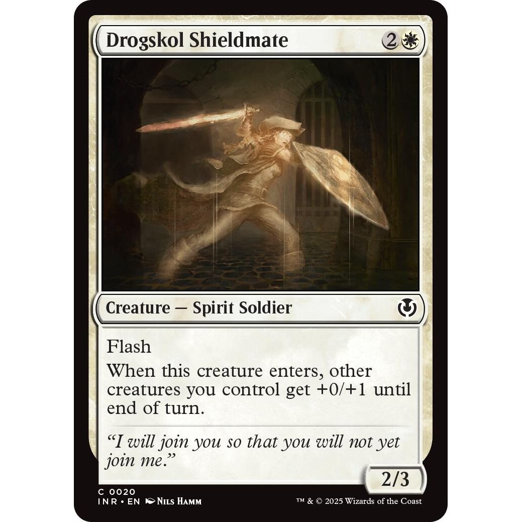 Image for Drogskol Shieldmate (20) (INR) - Magic: The Gathering