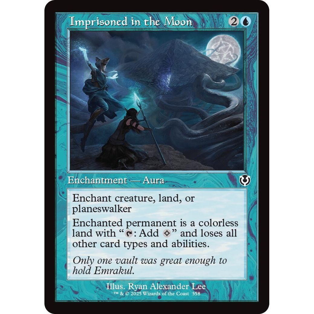Image for Imprisoned in the Moon (Retro Frame) (358) (INR) - Magic: The Gathering