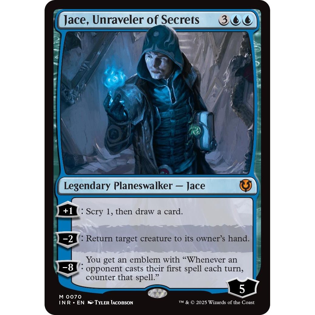 Image for Jace, Unraveler of Secrets (70) (INR) - Magic: The Gathering