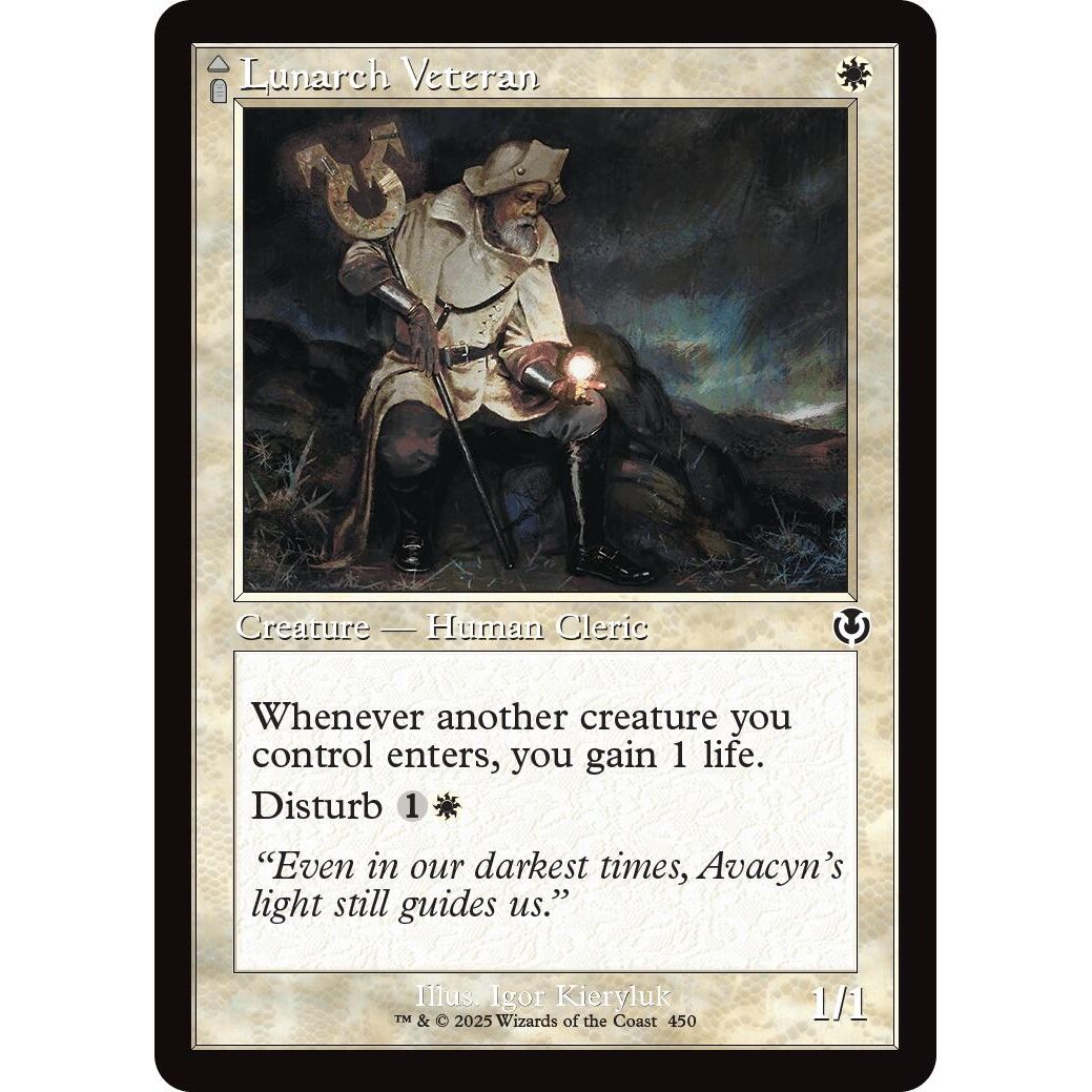 Image for Lunarch Veteran (Retro Frame) (450) (INR) - Magic: The Gathering