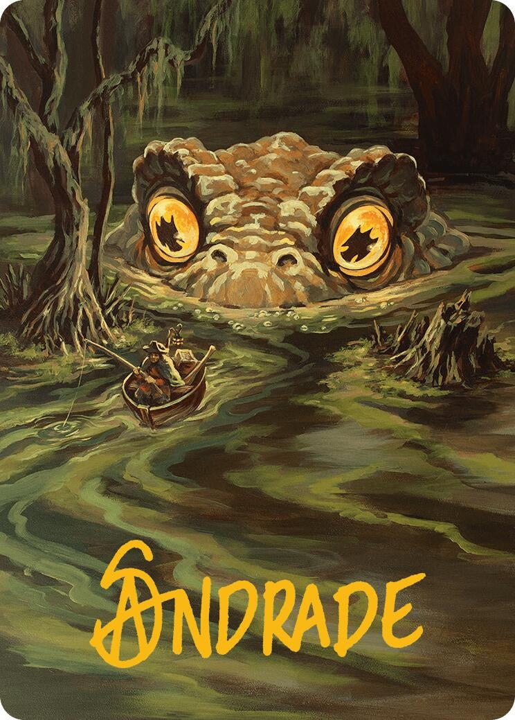 Image for The Gitrog Monster Art Card (Gold-Stamped Signature) (25) - Magic: The Gathering
