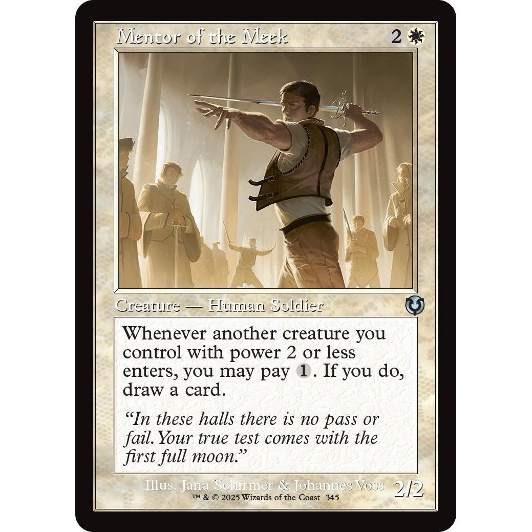 Image for Mentor of the Meek (Retro Frame) (345) (INR) - Magic: The Gathering