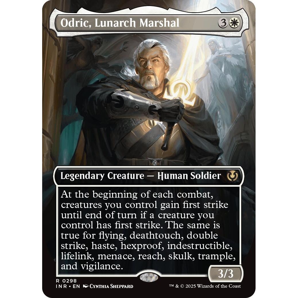 Image for Odric, Lunarch Marshal (Borderless) (298) (INR) - Magic: The Gathering