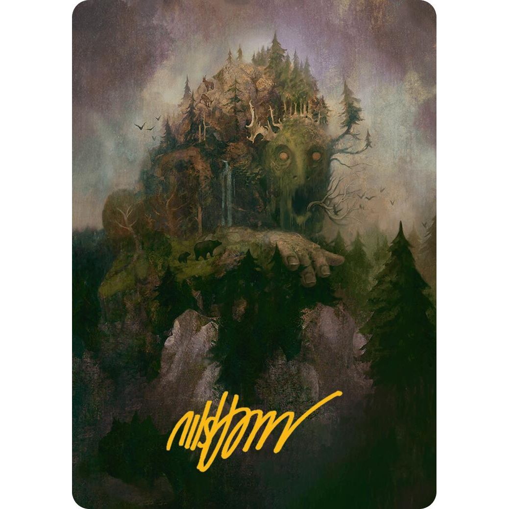 Image for Cultivator Colossus Art Card (Gold-Stamped Signature) (15) (AAINR) - Magic: The Gathering